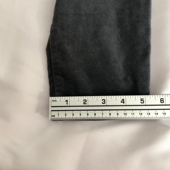 Women’s size 29 gap true skinny gray corduroy pants - Picture 2 of 11